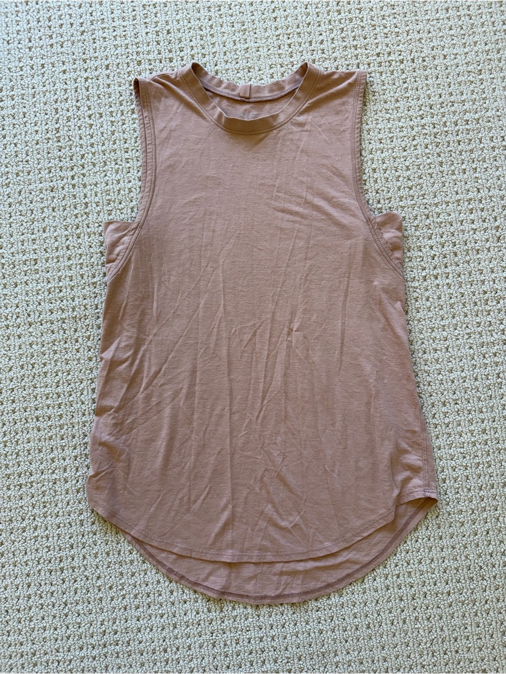 lunya Sleeveless Muscle Sleep Tank - Dusty Mauve